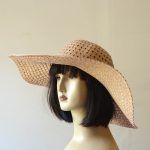 chapeau mariage paille ajourée